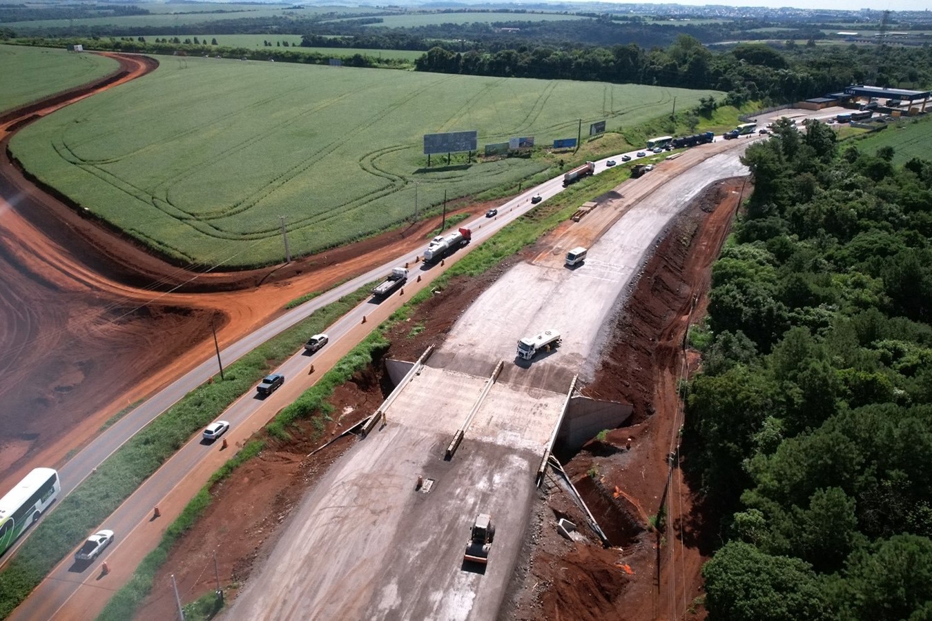 Com trecho do Show Rural pronto, duplicação da BR-277 alcança 63% de conclusão
